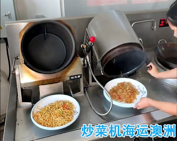 油炸炉，煮面炉，炒菜机，自动煎饺机海运澳洲悉尼 双清